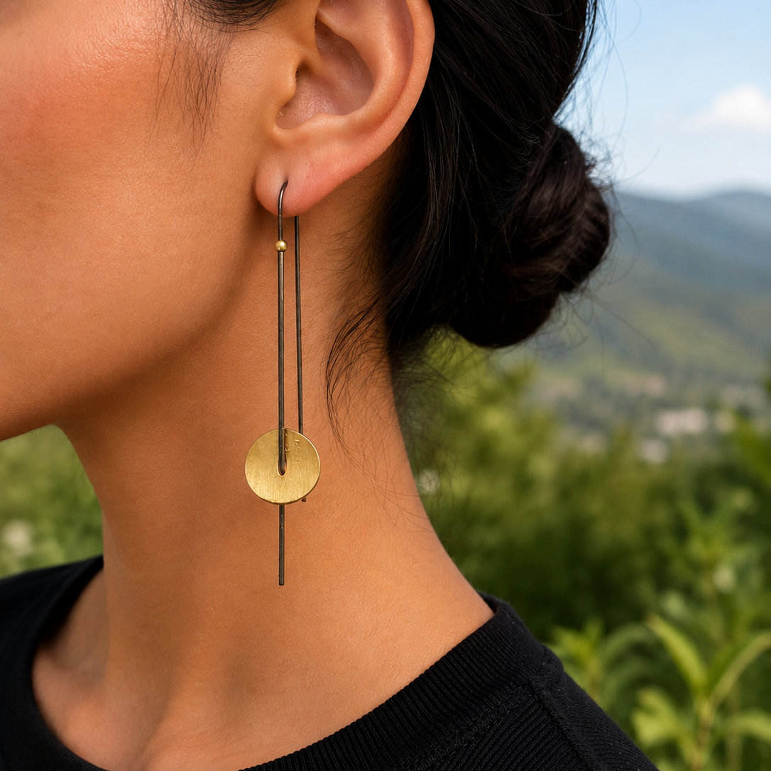 Long Silhouette Earrings