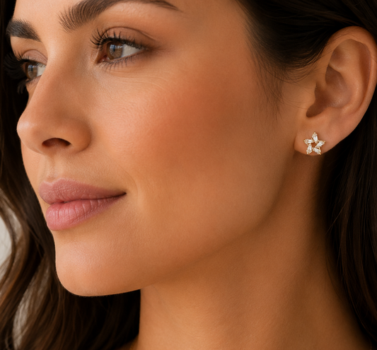 The Little Luxe - Star Earrings