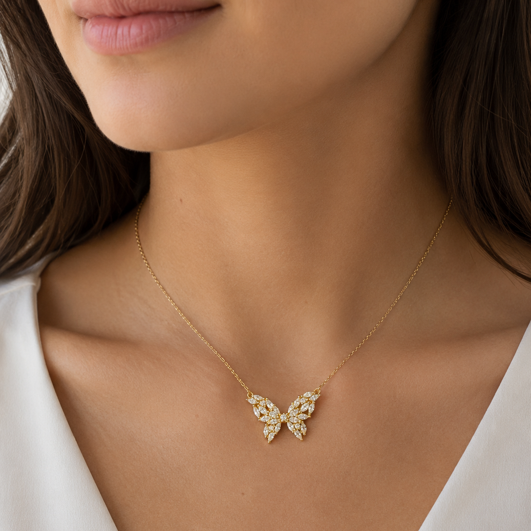 The Little Luxe - Butterfly Necklace