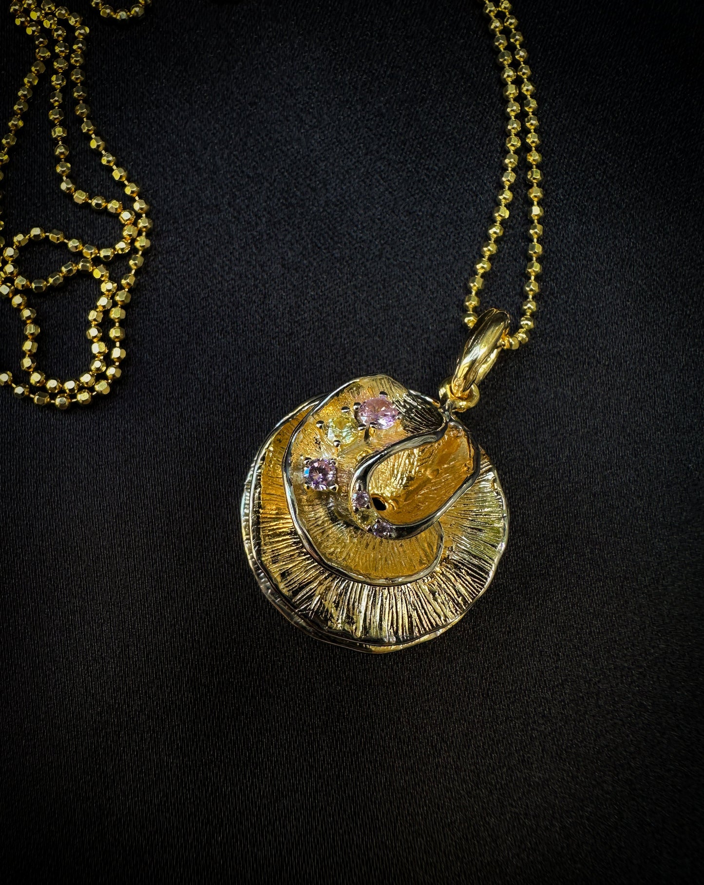 Swirling Gold Ring