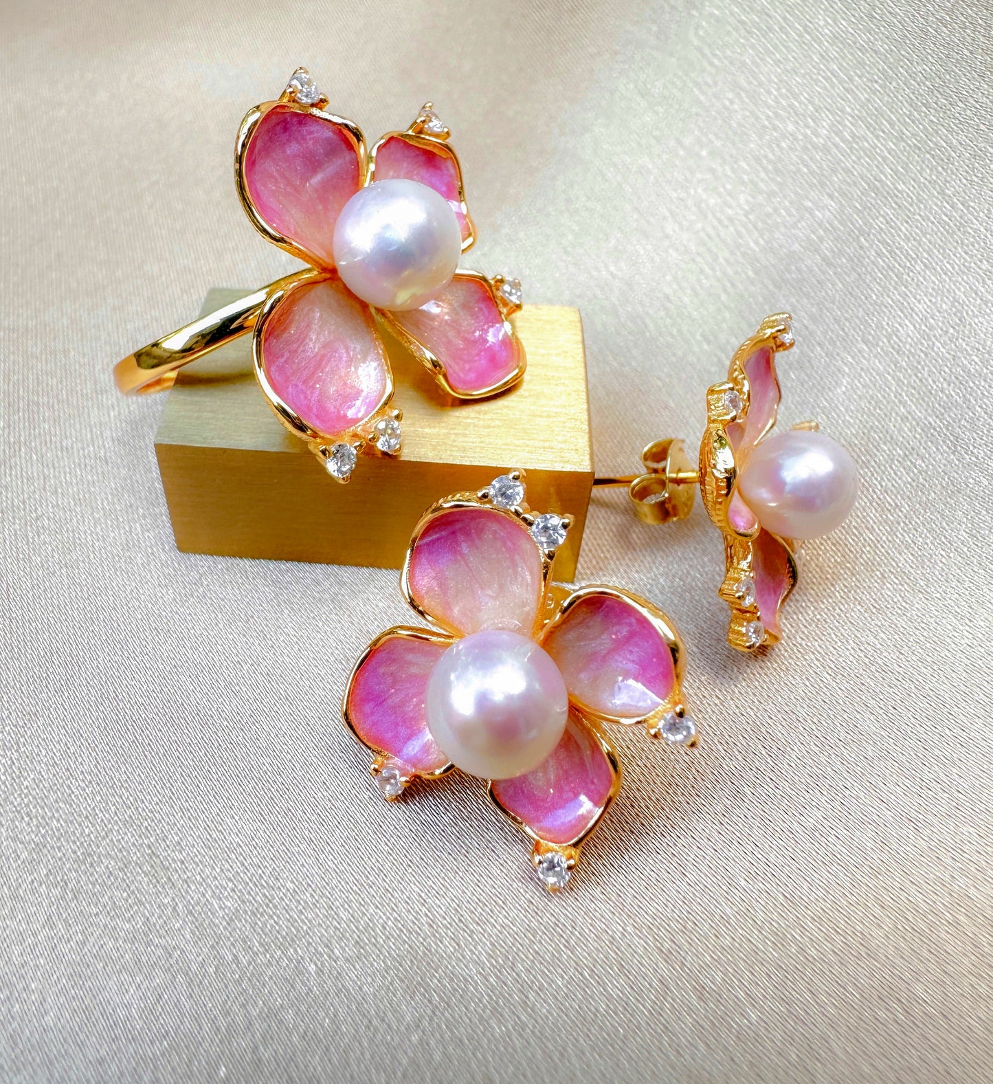Pink Blossom Ring