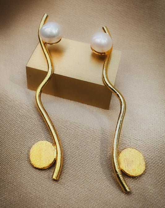 Golden Flow Earrings