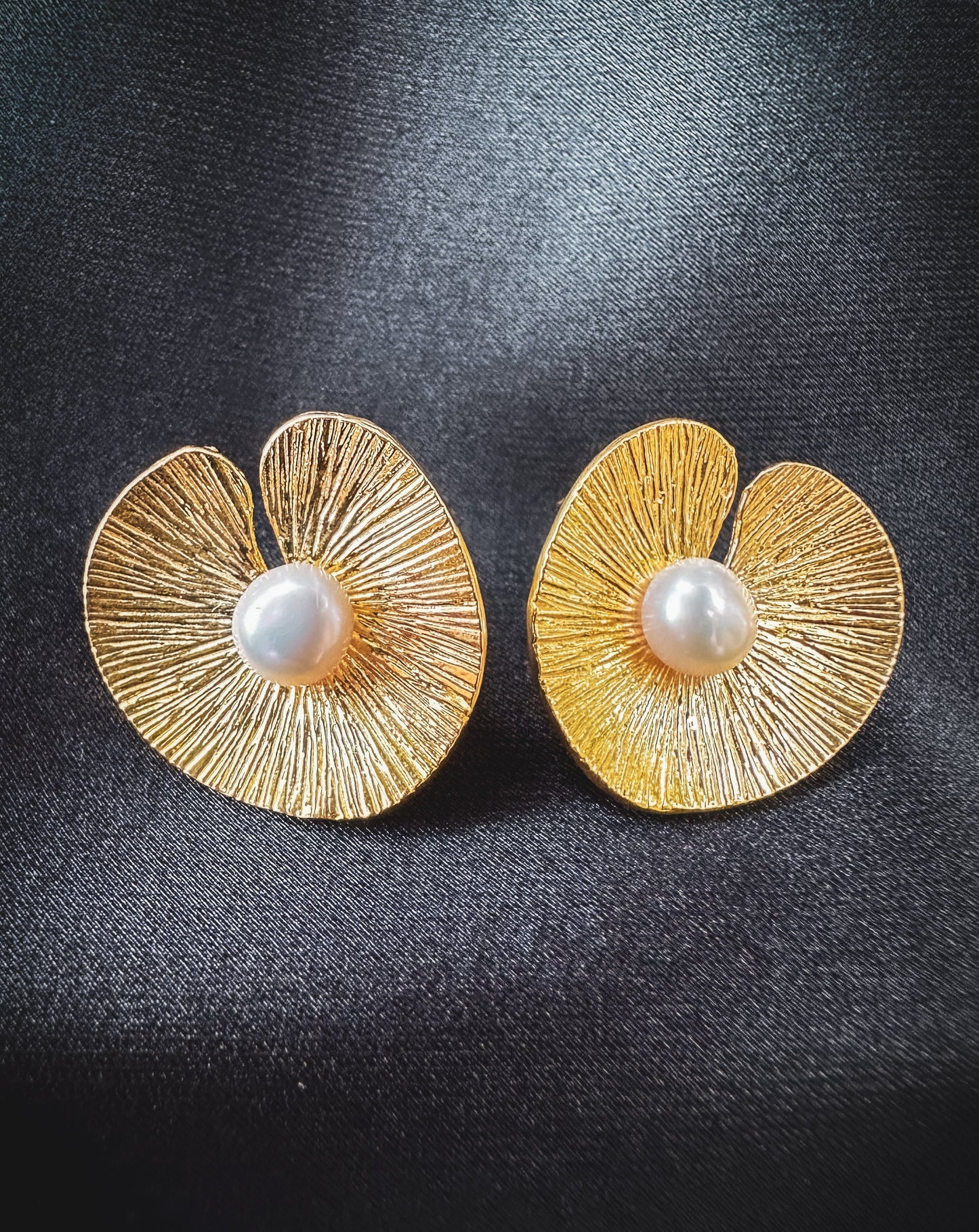 Rose Gold Open Pearl Duo Ring