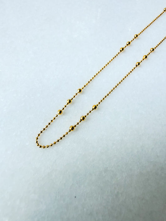 Beaded Flow Chain 17"