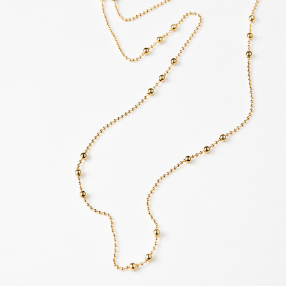 Beaded Flow Chain 17"