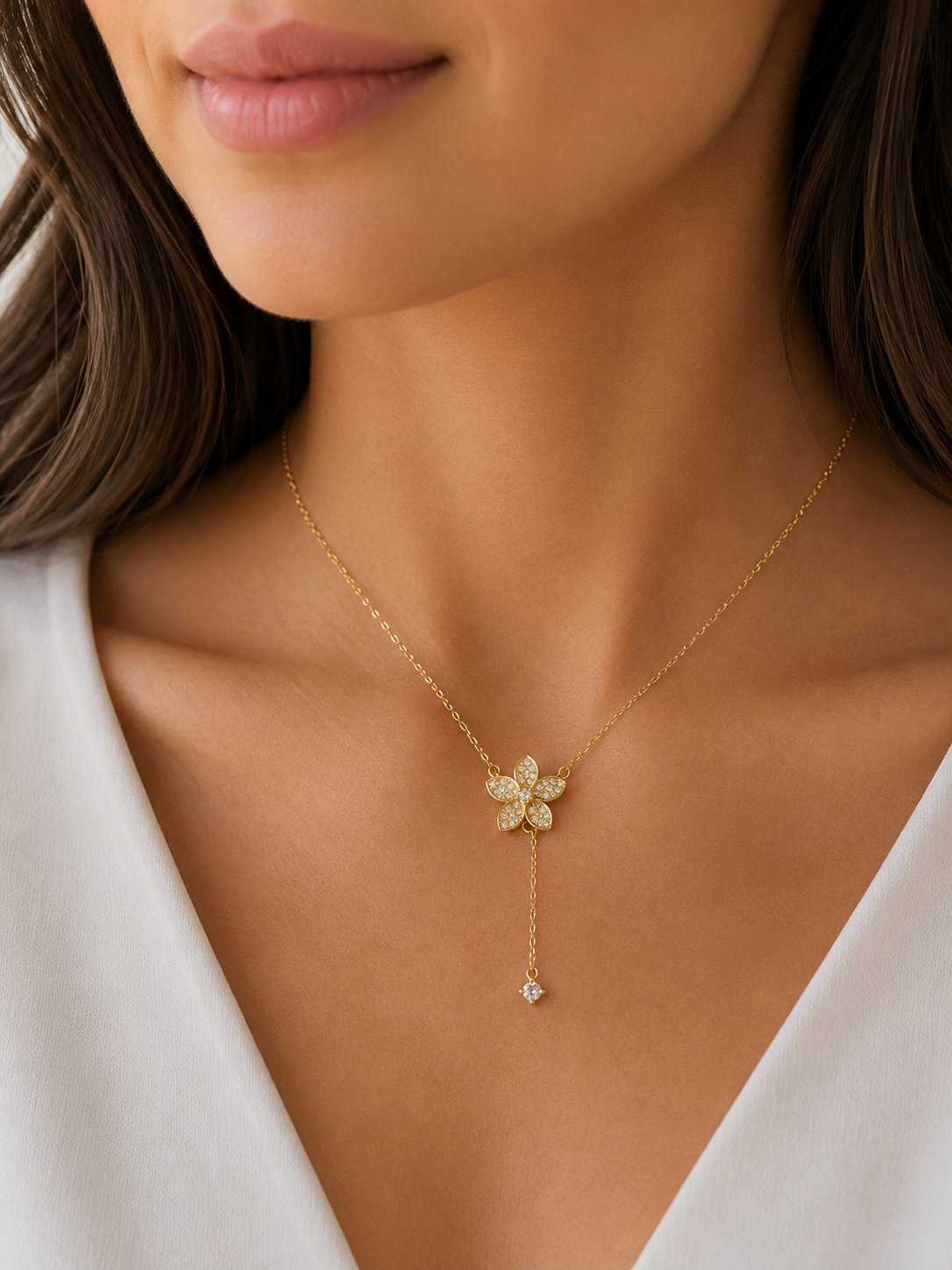 The Little Luxe - Flower Necklace