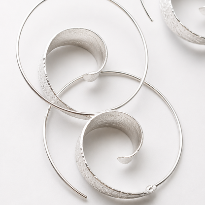 Sculpted Wave Earrings