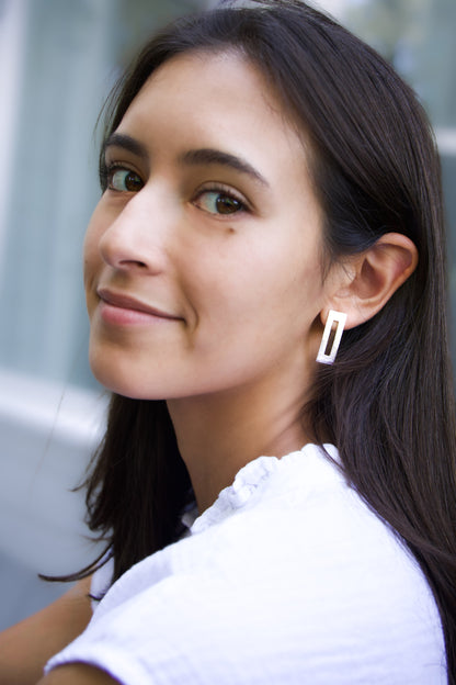 Glided Frame Earrings