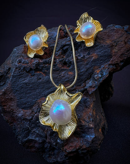 Pearl Blossom Earrings