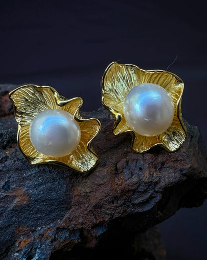 Pearl Blossom Earrings