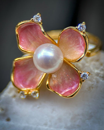 Pink Blossom Ring