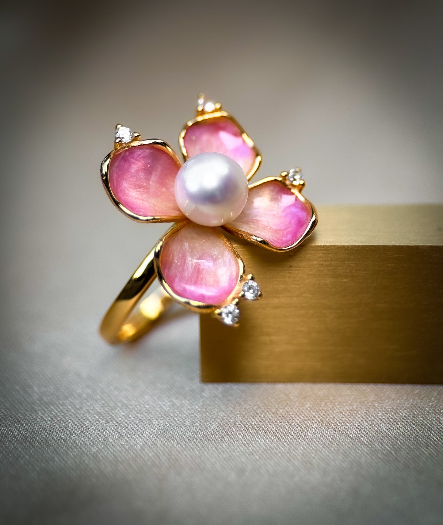 Pink Blossom Ring