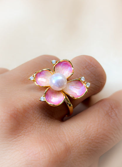 Pink Blossom Ring