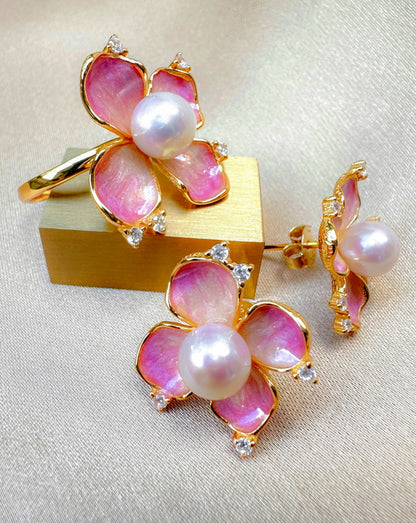 Pink Blossom Earrings