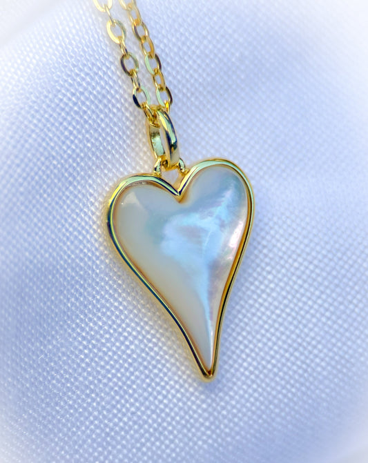 Pearl Heart Necklace