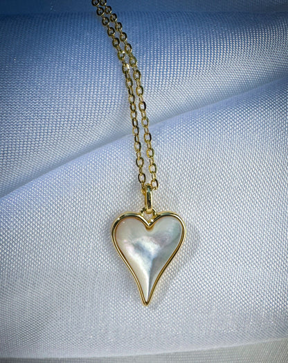 Pearl Heart Necklace