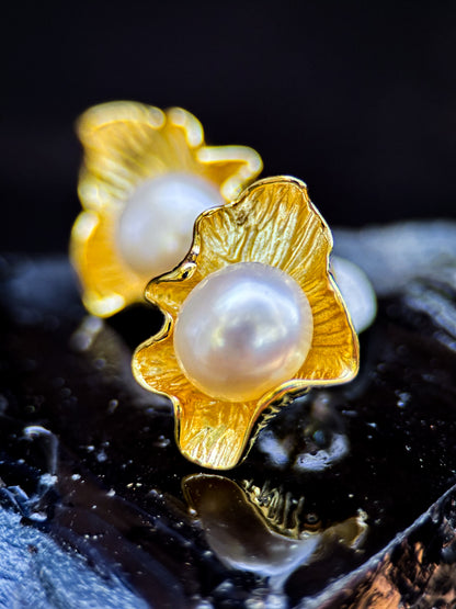 Pearl Blossom Earrings