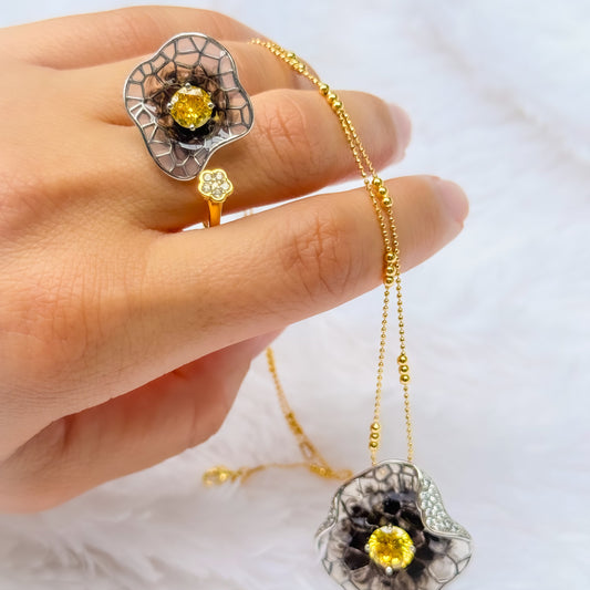 Golden Solstice Ring