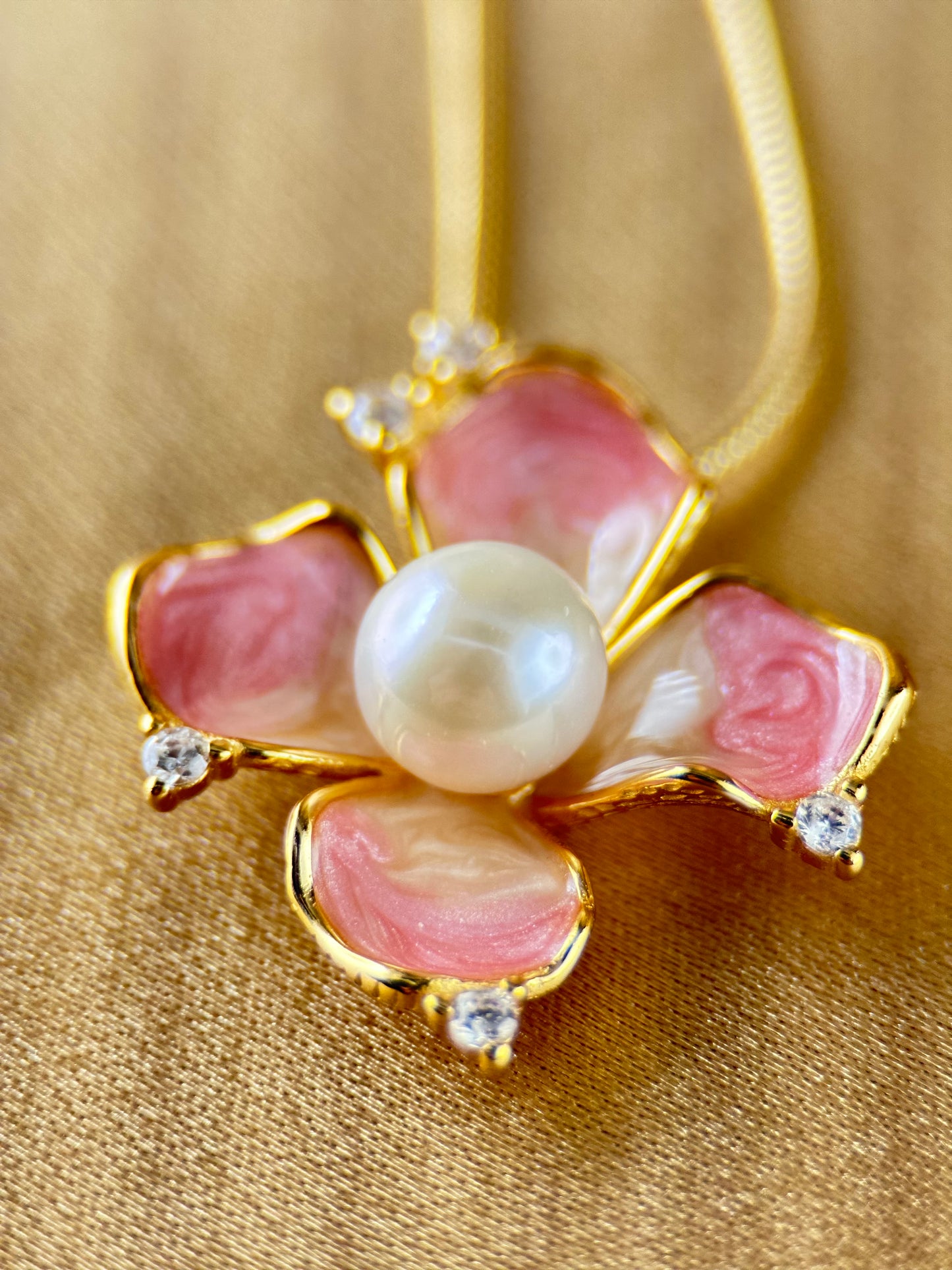 Pink Blossom Pendant