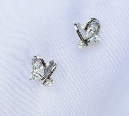 The Little Luxe - Sparkle Heart Earrings