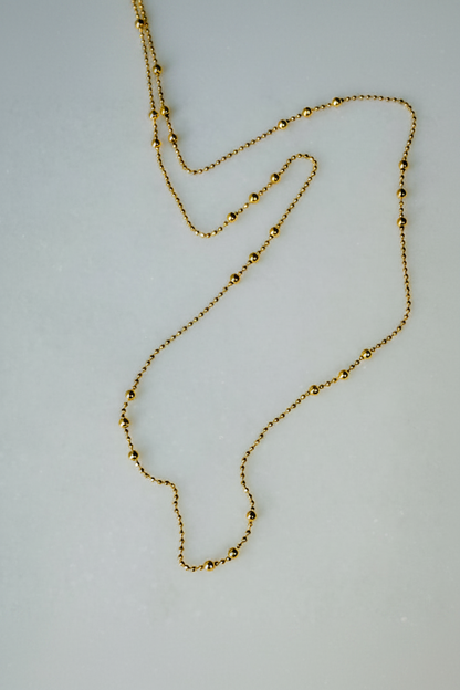 Beaded Flow Chain 17"