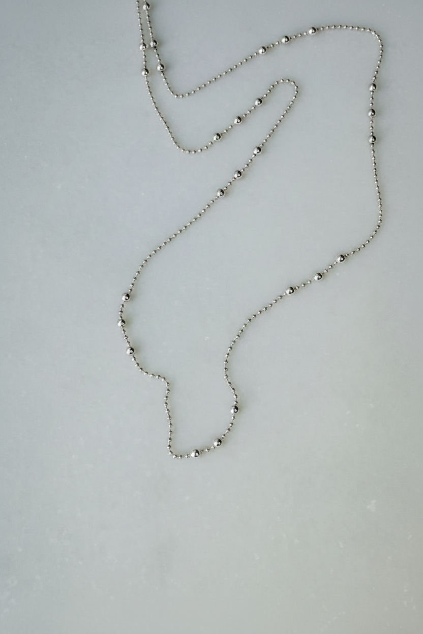 Beaded Flow Chain 17"
