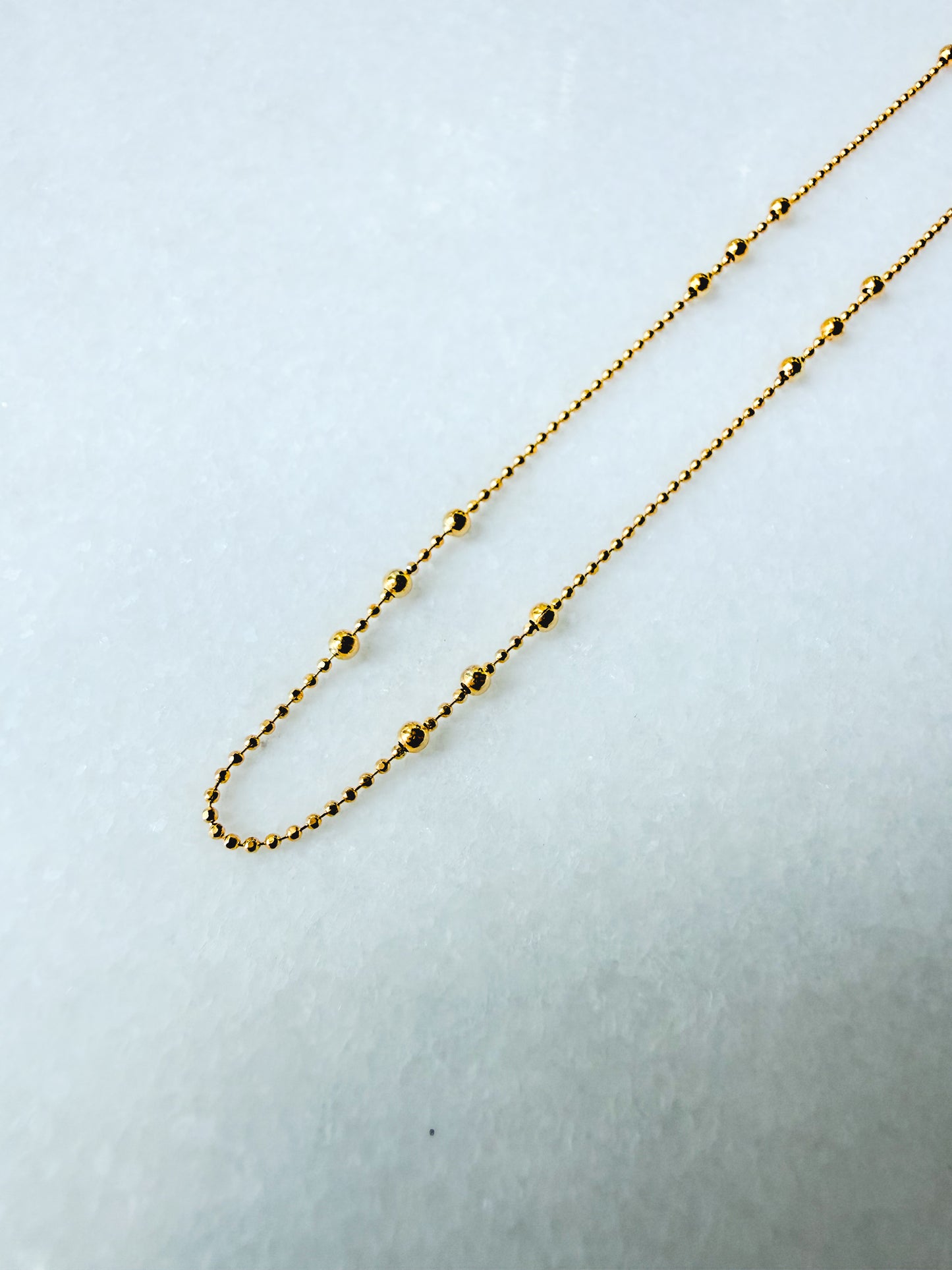Beaded Flow Chain 17"