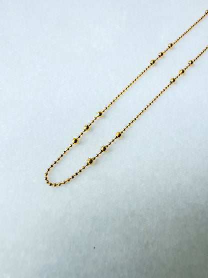 Beaded Flow Chain 17"