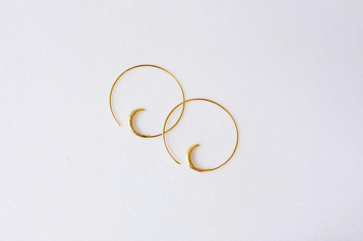 Silver Swirl Hoop Earrings