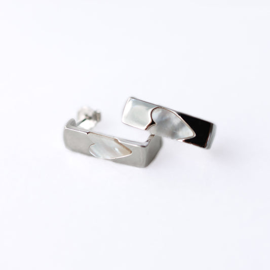 Half Heart Earrings