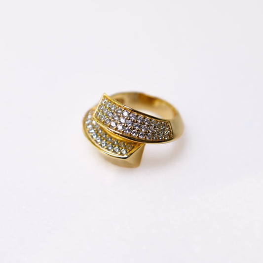 Crystal Twist Ring